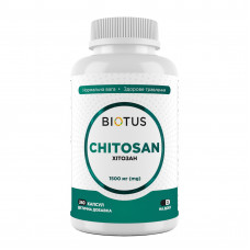 Хітозан, Chitosan, Biotus, 1500 мг, 240 капсул