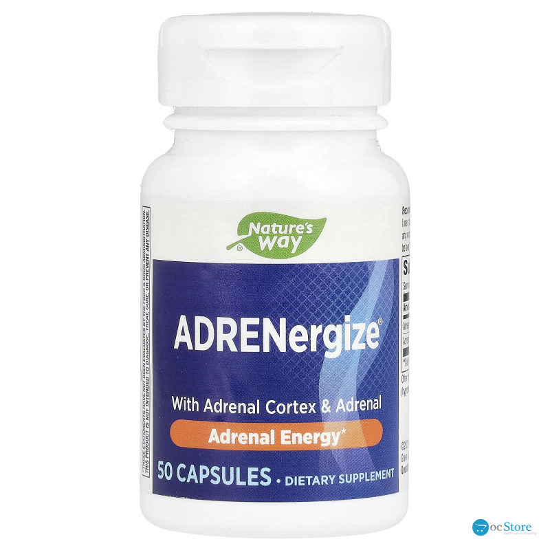 Підтримка надниркових залоз, ADRENergize®, Nature's Way, 50 капсул