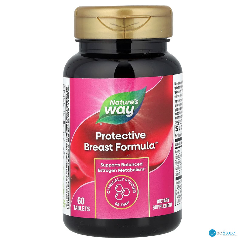 Здоров'я грудей, Protective Breast Formula, Nature's Way, 60 таблеток