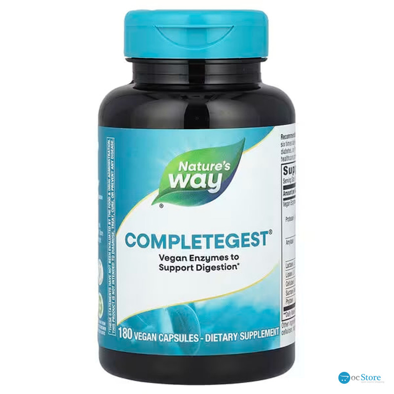Ферменти для травлення, CompleteGest, Nature's Way, 180 капсул