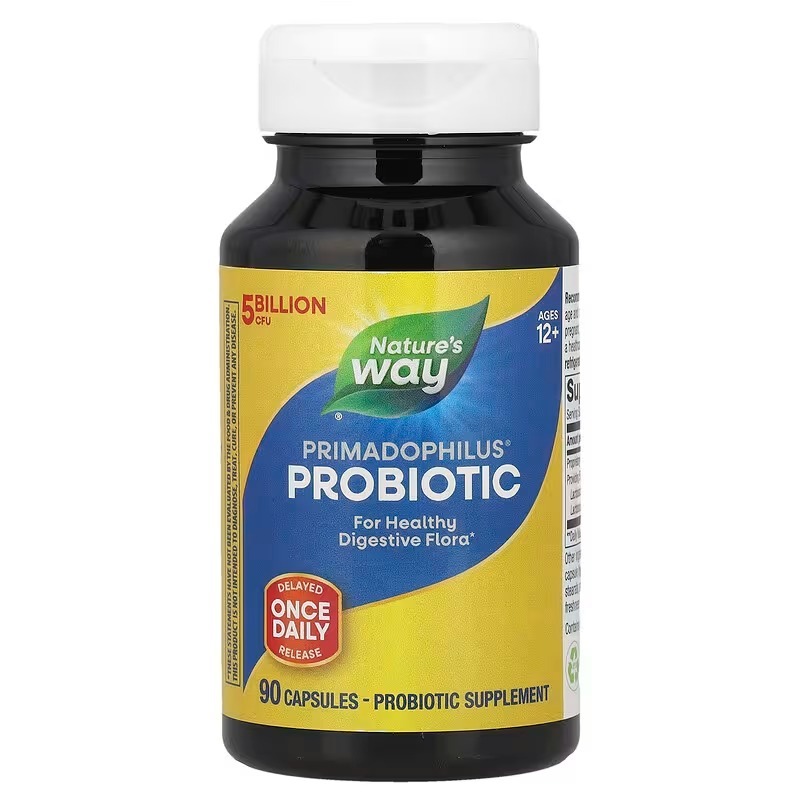 Прімадофілус, оригінал, для дітей старше 12 років, Primadophilus Bifidus, Nature's Way, 5  млрд КУО, 90 капсул