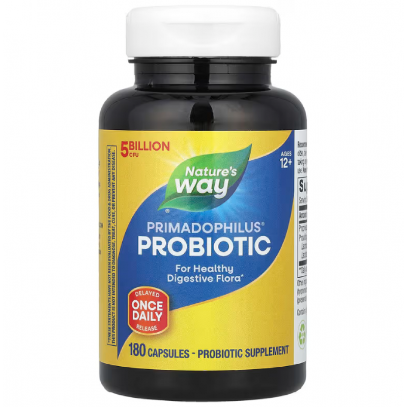 Примадофілус, оригінал, для дітей віком від 12 років, Primadophilus Bifidus, Nature's Way, 5 млрд КУО, 180 капсул