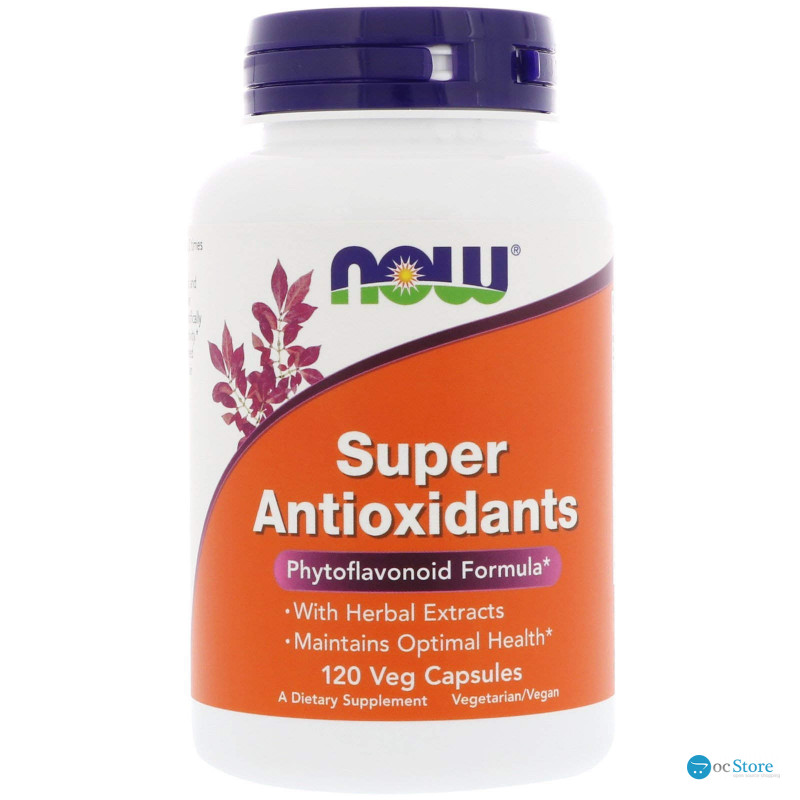 Антиоксиданти супер, Antioxidants, Now Foods, 120 вегетаріанських капсул