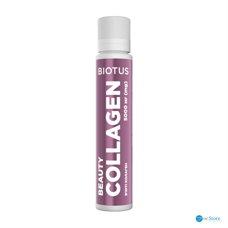 Б'юті колаген, Beauty Collagen, Biotus, 5000 мг, смак вишні, 1 флакон (25 мл)