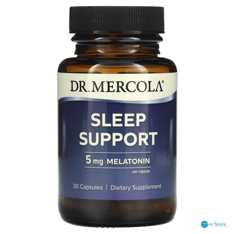 Підтримка сну, Sleep Support, Dr. Mercola, 5 мг, 30 капсул