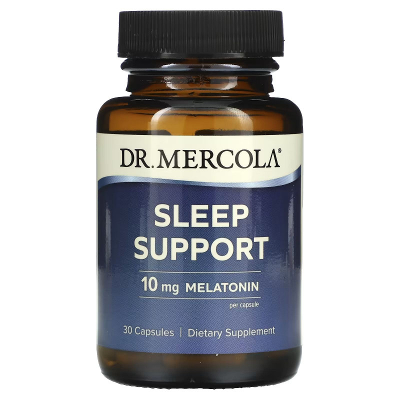 Підтримка сну, Sleep Support, Dr. Mercola, 10 мг, 30 капсул