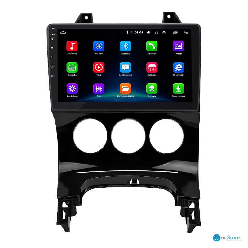 Штатная магнитола Lesko для Peugeot 3008 I 2009-2013 экран 9" 2/32Gb Wi-Fi GPS Base