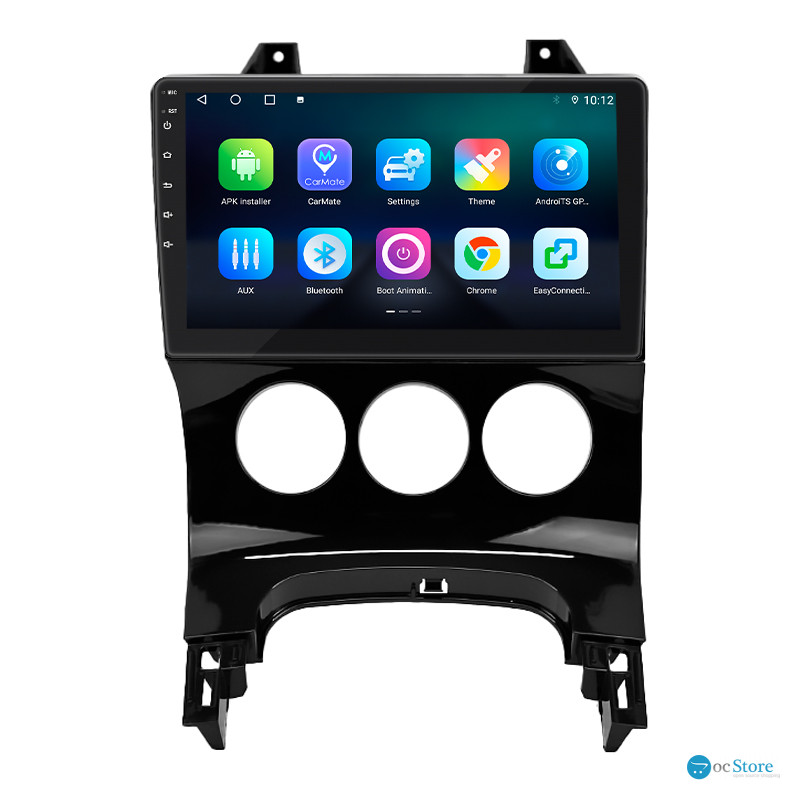 Штатная магнитола Lesko для Peugeot 3008 I 2009-2013 экран 9" 4/32Gb 4G Wi-Fi GPS Top