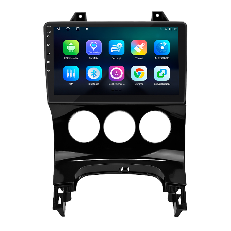 Штатная магнитола Lesko для Peugeot 3008 I 2009-2013 экран 9" 4/32Gb 4G Wi-Fi GPS Top