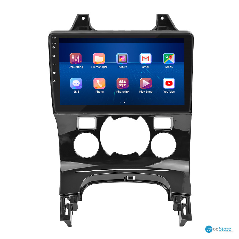 Штатная магнитола Lesko для Peugeot 3008 I Рестайлинг 2013-2016 экран 9" 2/32Gb 4G Wi-Fi GPS Top