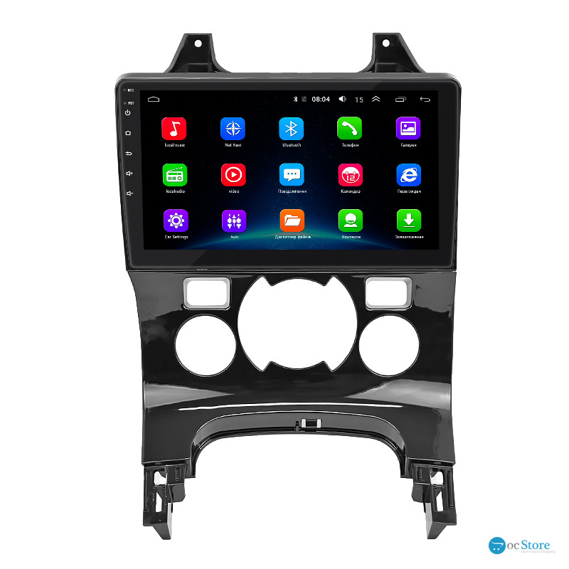 Штатная магнитола Lesko для Peugeot 3008 I Рестайлинг 2013-2016 экран 9" 2/32Gb Wi-Fi GPS Base