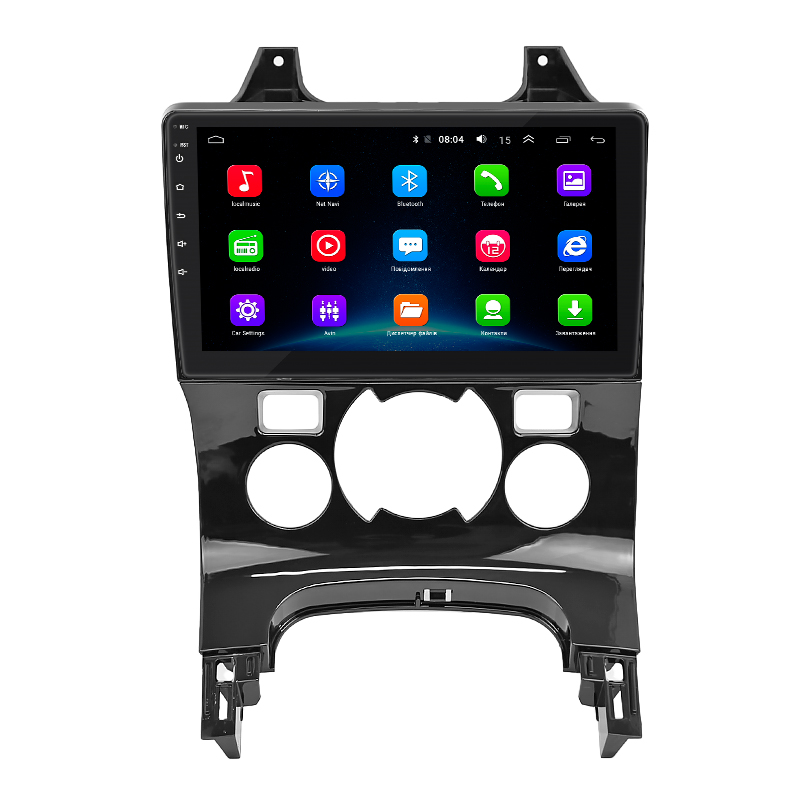 Штатная магнитола Lesko для Peugeot 3008 I Рестайлинг 2013-2016 экран 9" 2/32Gb Wi-Fi GPS Base