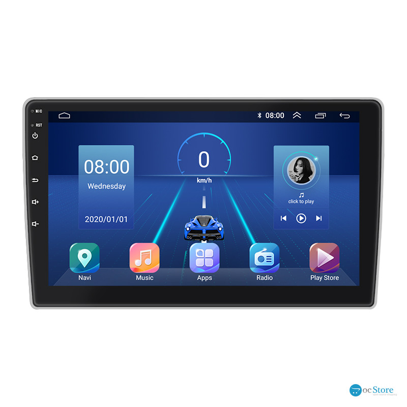 Штатная магнитола Lesko для Peugeot Partner II Рестайлинг 2 2015-н.в. экран 9" 4/64Gb 4G Wi-Fi GPS Top