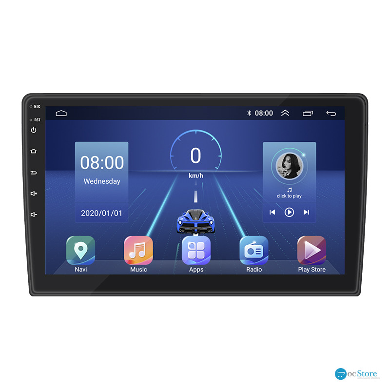 Штатная магнитола Lesko для Peugeot Partner II Рестайлинг 2012-2015 экран 9" 4/32Gb 4G Wi-Fi GPS Top