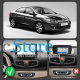 Штатная магнитола Lesko для Renault Fluence I 2009-2013 экран 9" 4/64Gb 4G Wi-Fi GPS Top