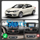 Штатная магнитола Lesko для Renault Fluence I Рестайлинг 2012-2017 экран 9" 4/32Gb 4G Wi-Fi GPS Top