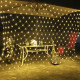 Гирлянда сетка cветодиодная 382902 теплый свет от сети 220V для дома и улицы 3*2 м 320 led