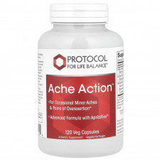 Полегшення болю, Ache Action, Protocol for Life Balance, 120 рослинних капсул