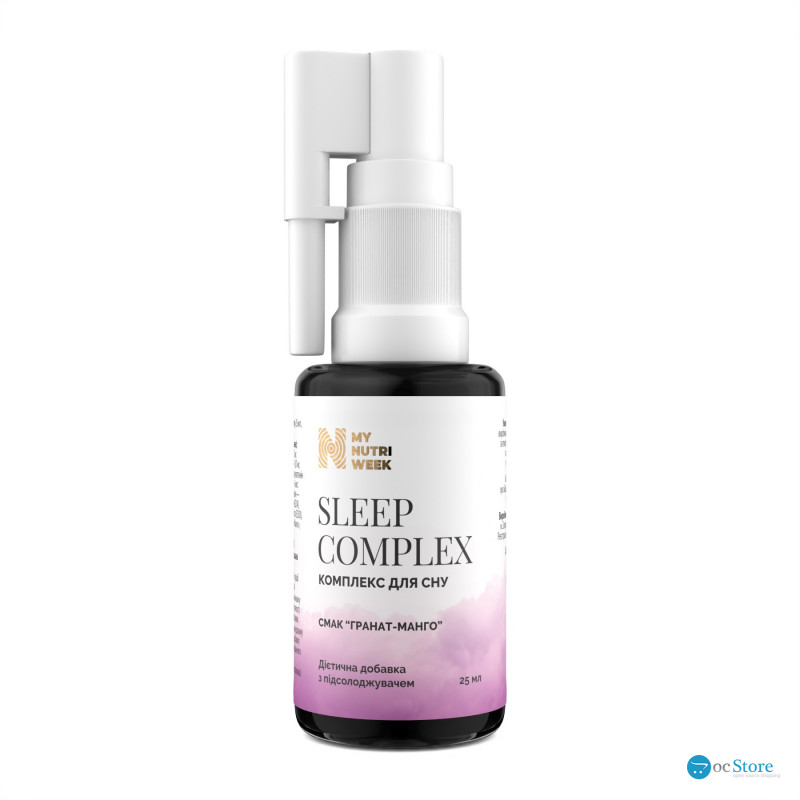 Комплекс для сну, Sleep Complex, My Nutri Week, смак гранату та манго, 25 мл