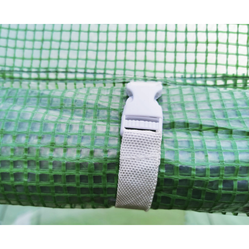 Садова теплиця 6 м² (3 × 2 × 2 м) з вікнами, армована плівка UV-4, Зелена (Польща)