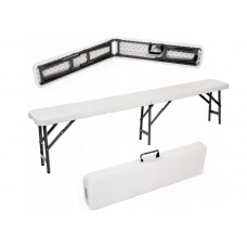 Лава, лавка розкладна садова туристична Польща 180см (біла)