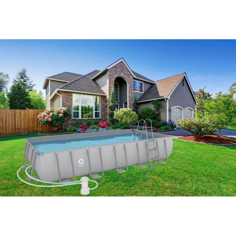 Прямокутний каркасний басейн Avenli 540 x 250 x 100 см (16в1)