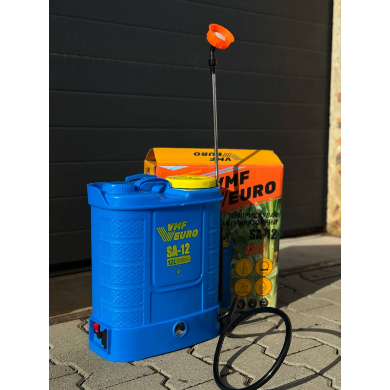 Ранцевий акумуляторний обприскувач VMF EURO SAB-16 (16 літрів) 12В/8Ач