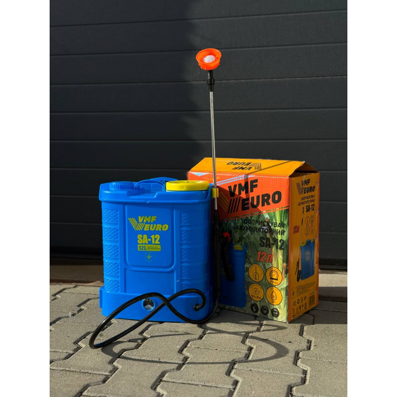 Ранцевий акумуляторний обприскувач VMF EURO SAB-16 (16 літрів) 12В/8Ач