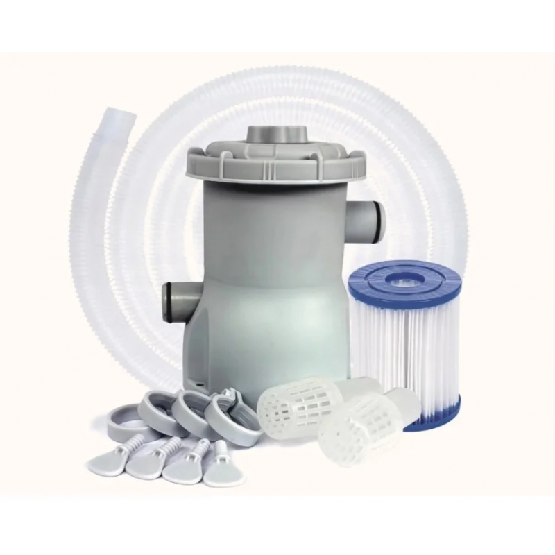 Каркасний садовий басейн Avenli (305 х 76 см) круглий, для дорослих та дітей, Синій (17798)