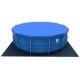 Круглий каркасний басейн Avenli (305 x 76 см) для дорослих і дітей, комплектація 19в1, Синій