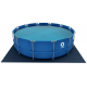 Круглий каркасний басейн Avenli (305 x 76 см) для дорослих і дітей, комплектація 19в1, Синій