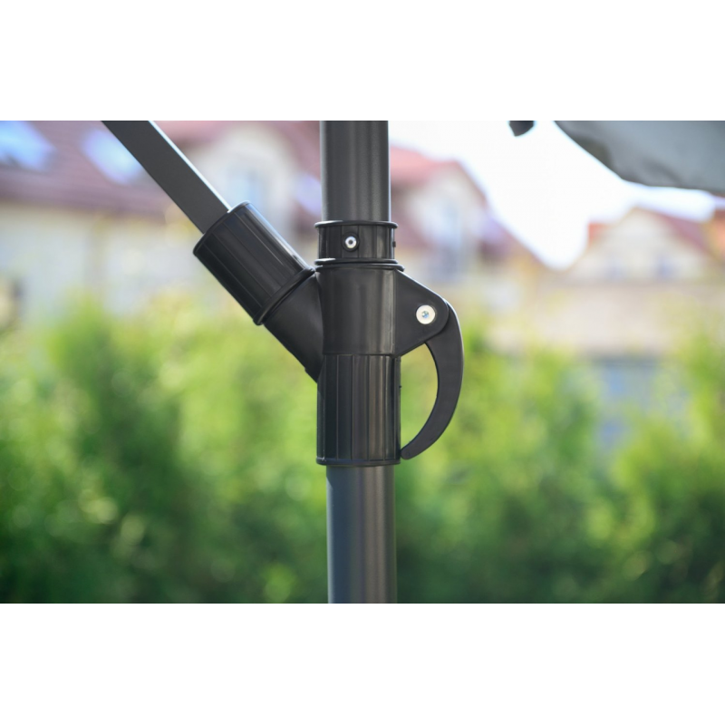 Садова розкладна парасоля Funfit Garden (діаметр - 3 метри) з боковою стійкою, Зелена