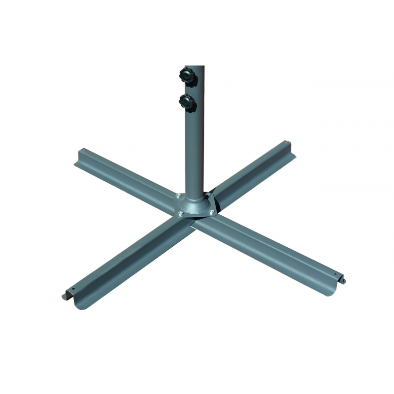 Садова розкладна парасоля Funfit Garden (діаметр - 3 метри) з боковою стійкою, Зелена