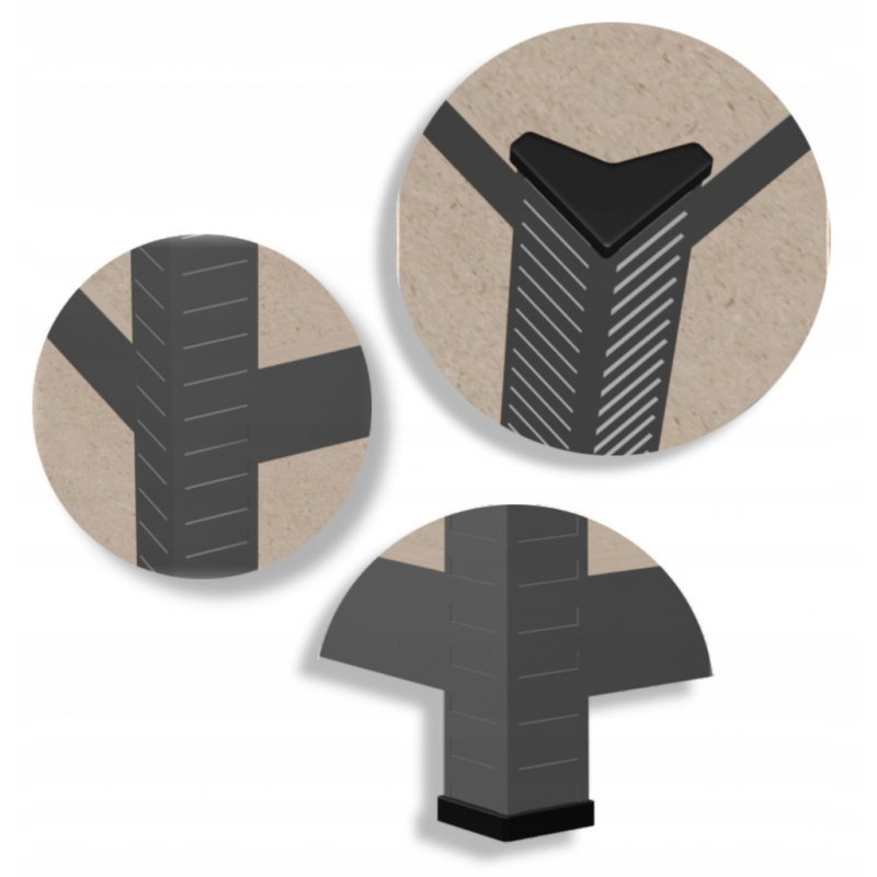 Набір з 2-х металевих стелажів (180 x 90 x 30 см) 5 полиць, навантаження - 175 кг на полицю, Сірий