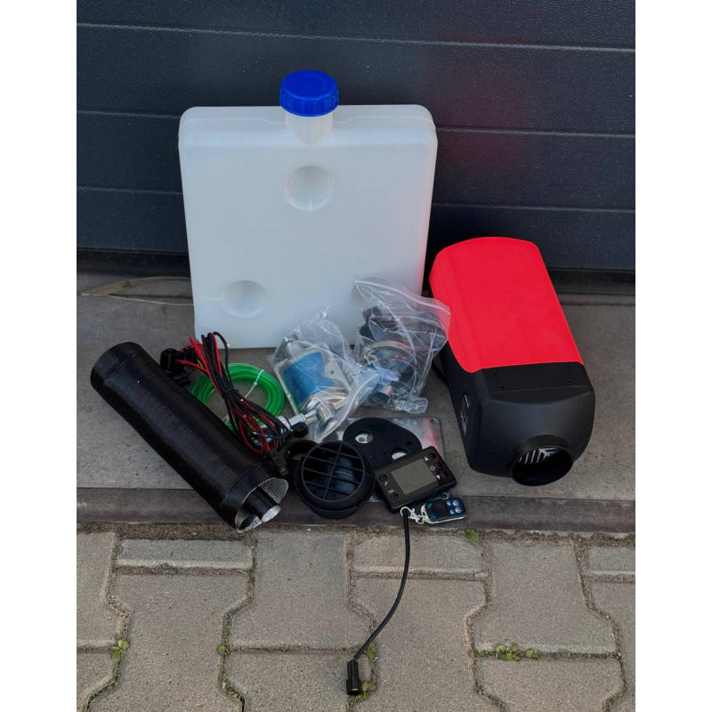 Автономний дизельний обігрівач (Webasto) Ondragon 8 кВт 12/24В, LCD-дисплей, таймер, пульт ДК