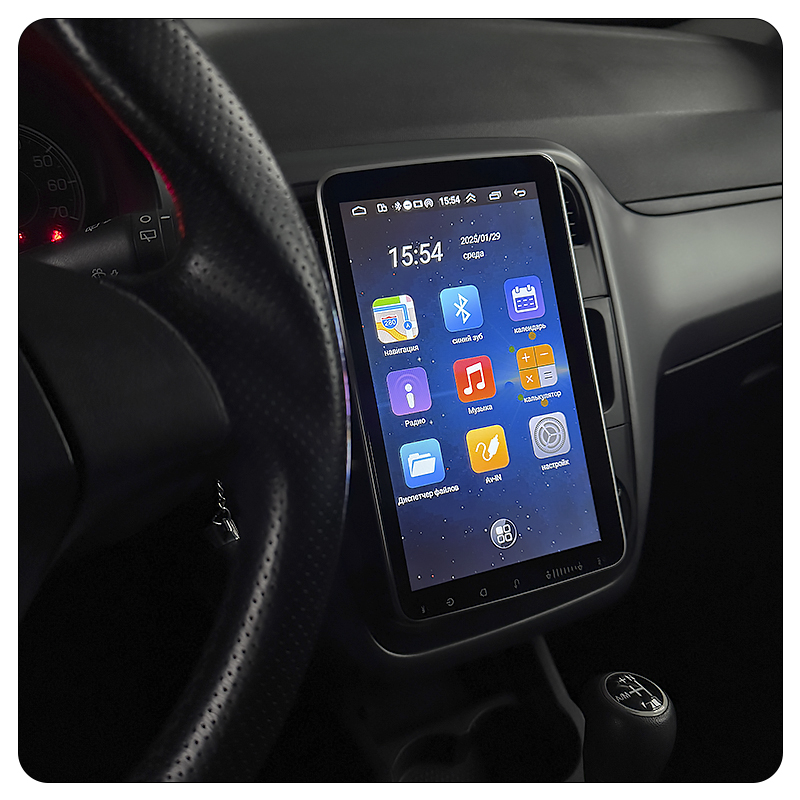 Автомобильная магнитола 3500А 10.1" 1din Android 2+32