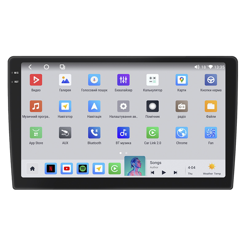 Автомагнитола 2 din W-10 4/64 QLED CarPlay 4G Wi-Fi GPS 360 Prime