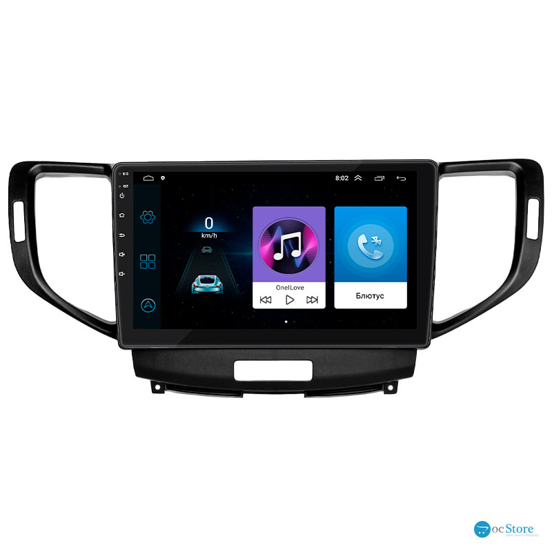 Штатная магнитола Lesko для Acura TSX II 2008-2014 экран 9" 1/16Gb Wi-Fi GPS Base