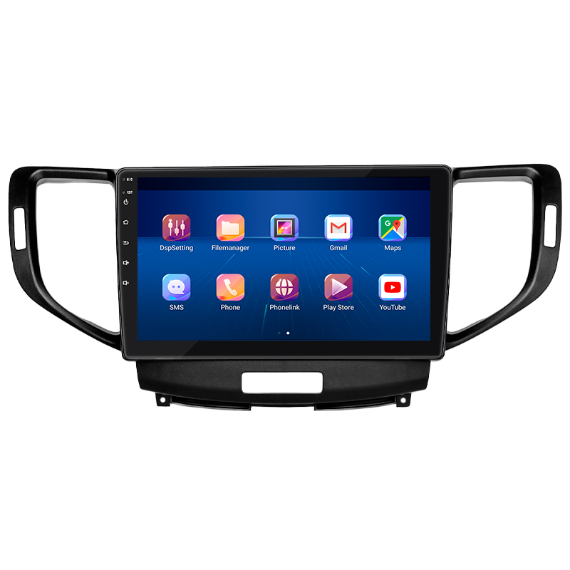 Штатная магнитола Lesko для Acura TSX II 2008-2014 экран 9" 2/32Gb 4G Wi-Fi GPS Top