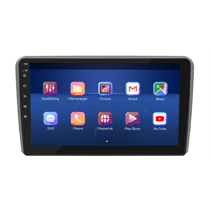 Штатная магнитола Lesko для Audi A3 II (8P) Рестайлинг 1 2004-2008 экран 9" 6/128Gb 4G Wi-Fi GPS Top