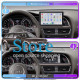 Штатная магнитола Lesko для Audi A4 allroad IV (B8) 2009-2011 экран 9" 4/64 QLED CarPlay 4G Wi-Fi GPS 360 Prime