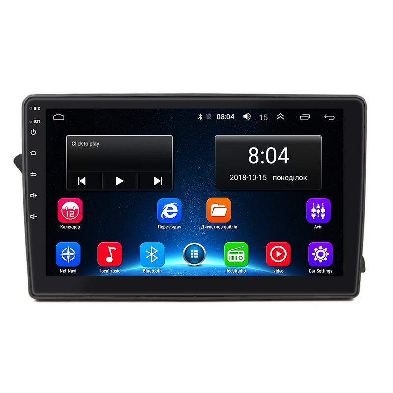 Штатная магнитола Lesko для Audi A4 allroad IV (B8) Рестайлинг 2011-2016 экран 9" 2/32Gb Wi-Fi GPS Base