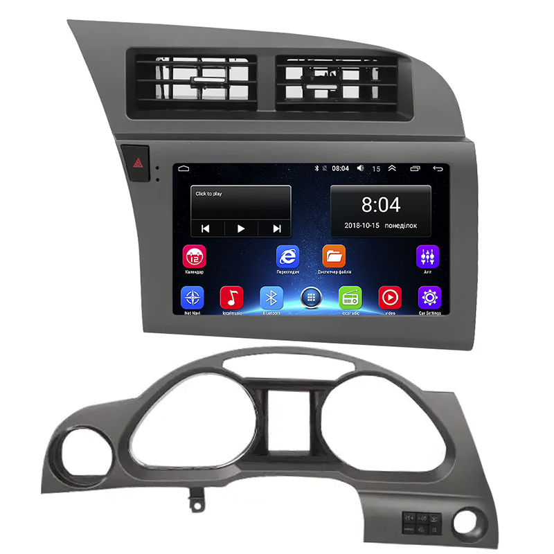 Штатная магнитола Lesko для Audi A6 allroad II (C6) 2006-2008 экран 9" 2/32Gb Wi-Fi GPS Base