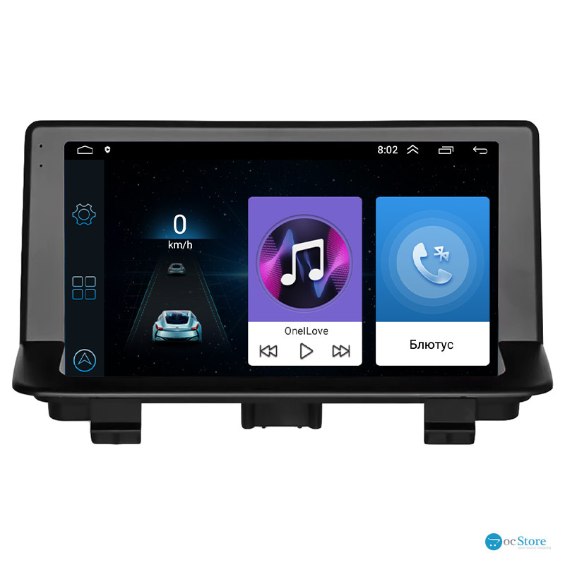 Штатная магнитола Lesko для Audi Q3 I (8U) 2011-2014 экран 9" 1/16Gb Wi-Fi GPS Base