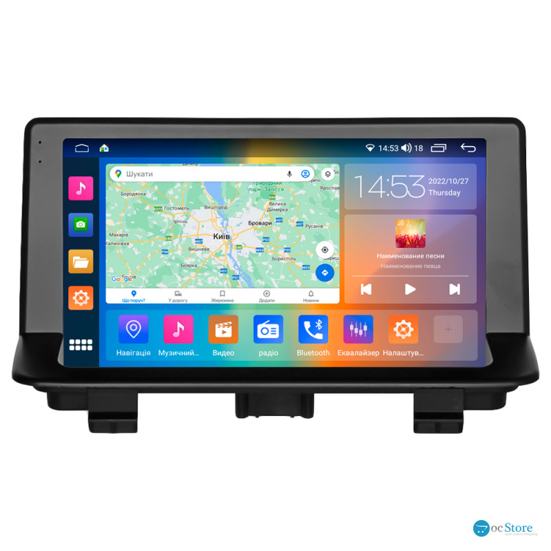 Штатная магнитола Lesko для Audi Q3 I (8U) 2011-2014 экран 9" 4/64Gb CarPlay 4G Wi-Fi GPS Prime