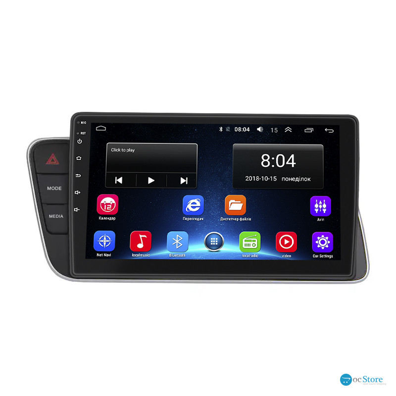 Штатная магнитола Lesko для Audi Q5 I (8R) ver. Low 2008-2012 экран 9" 2/32Gb Wi-Fi GPS Base