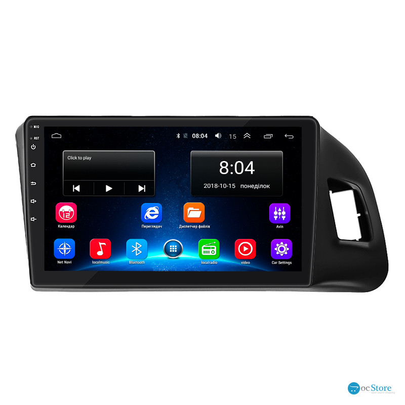 Штатная магнитола Lesko для Audi Q5 I (8R) Рестайлинг 2012-2017 экран 9" 2/32Gb Wi-Fi GPS Base