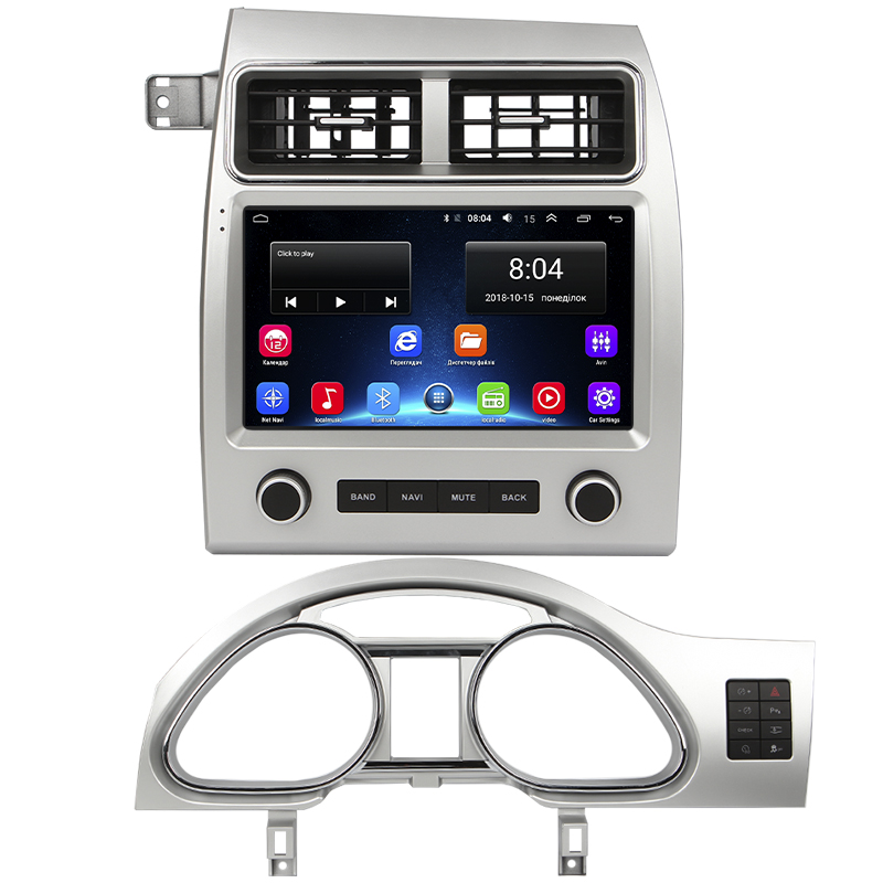 Штатная магнитола Lesko для Audi Q7 I (4L) 2005-2009 экран 9" 2/32Gb Wi-Fi GPS Base