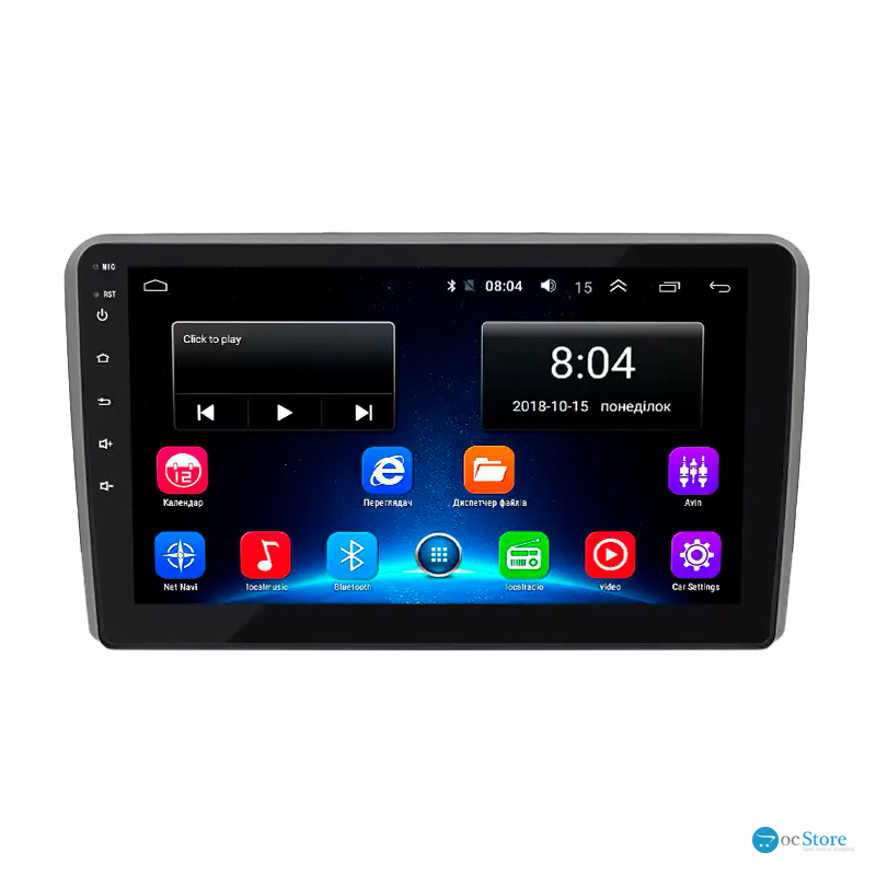 Штатная магнитола Lesko для Audi RS 3 I (8P) 2011-2012 экран 9" 4/64Gb 4G Wi-Fi GPS Top