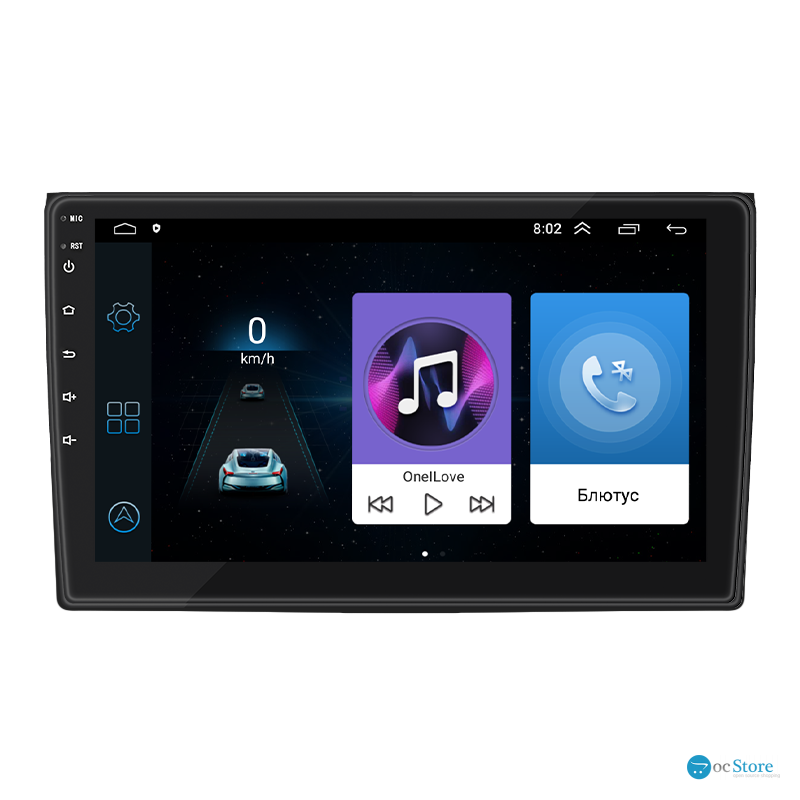 Штатная магнитола Lesko для Audi RS 4 II (B7) 2005-2009 экран 9" 1/16Gb Wi-Fi GPS Base